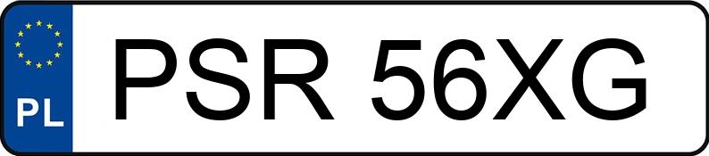 Il numero di registrazione PSR 56XG ha OPEL Astra Classic III MR`10 E5 Astra Classic III MR`10 E5 - PSR56XG