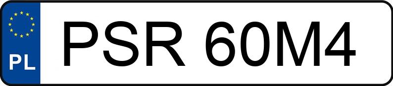Numer rejestracyjny PSR 60M4 posiada CITROEN C4 - PSR60M4