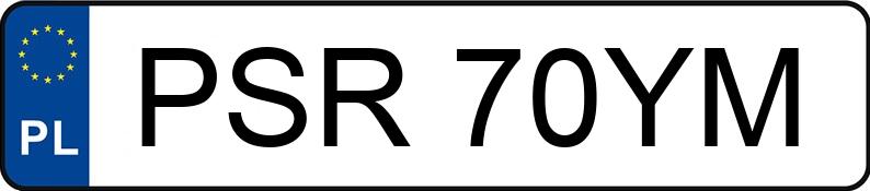 Numer rejestracyjny PSR 70YM posiada PEUGEOT 306 1.6 MR`97 XN - PSR70YM