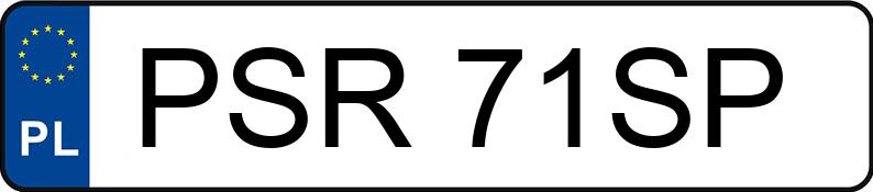 Numer rejestracyjny PSR 71SP posiada HYOSUNG Enduro XRX 125 - PSR71SP