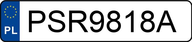 Numer rejestracyjny PSR 9818A posiada BMW 320 - PSR9818A Numer rejestracyjny PSR 9818A posiada BMW 320 - PSR9818A