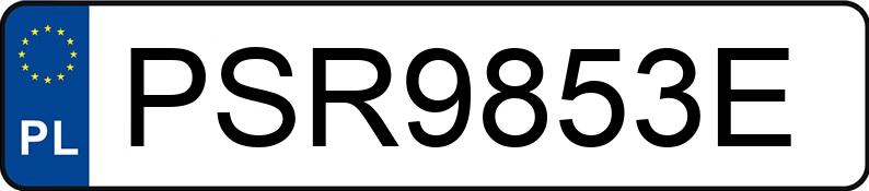 Numer rejestracyjny PSR 9853E posiada KIA RIO - PSR9853E