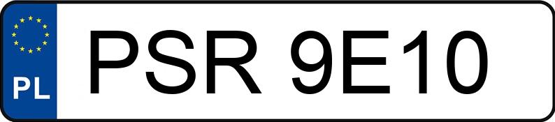 Numer rejestracyjny PSR 9E10 posiada HONDA CR-V - PSR9E10
