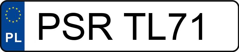 Numer rejestracyjny PSR TL71 posiada YAMAHA Czterokołowce YFM 700 R - PSRTL71