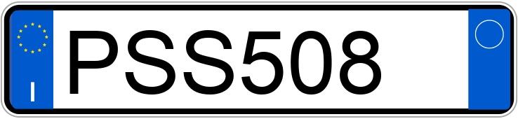 Numer rejestracyjny PSS508 posiada Bmw Bmw