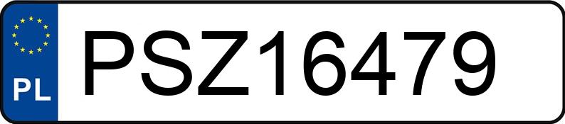 Numer rejestracyjny PSZ 16479 posiada SEAT LEON 1.6 KAT - PSZ16479