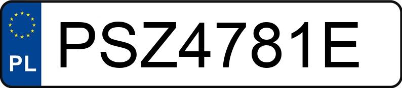 Numer rejestracyjny PSZ 4781E posiada VOLKSWAGEN Golf VI Variant 2.0 TDI MR`08 E5 Comfortline - PSZ4781E