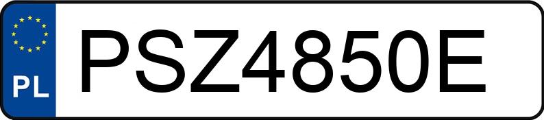 Numer rejestracyjny PSZ 4850E posiada BMW X4 XDRIVE20D - PSZ4850E