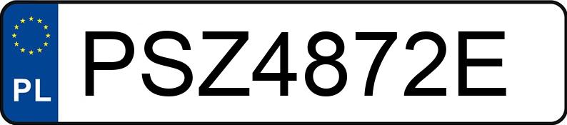 Numer rejestracyjny PSZ 4872E posiada AUDI Cabrio 2.6 Kat. e - PSZ4872E