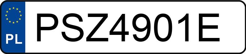 Numer rejestracyjny PSZ 4901E posiada SKODA KAROQ - PSZ4901E