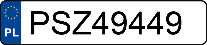 Numer rejestracyjny PSZ 49449 posiada FIAT PUNTO - PSZ49449 Numer rejestracyjny PSZ 49449 posiada FIAT PUNTO - PSZ49449