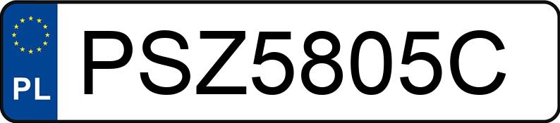 Numer rejestracyjny PSZ 5805C posiada BMW 325I - PSZ5805C