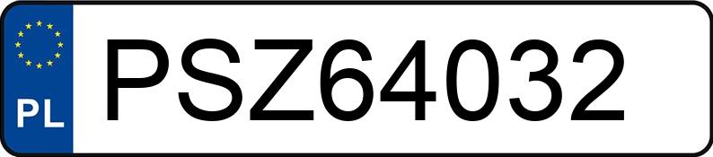 Numer rejestracyjny PSZ 64032 posiada VOLKSWAGEN POLO 1,2 KAT - PSZ64032
