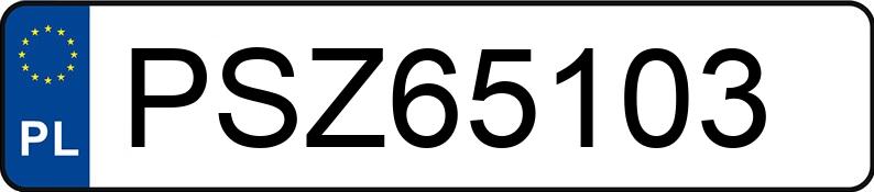 Numer rejestracyjny PSZ 65103 posiada AUDI A4 - PSZ65103