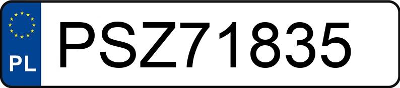 Numer rejestracyjny PSZ 71835 posiada VOLKSWAGEN CRAFTER - PSZ71835