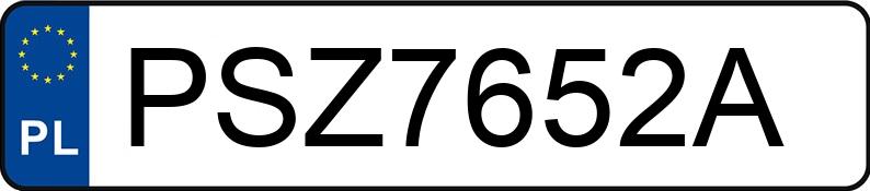 Numer rejestracyjny PSZ 7652A posiada MAN TGX 26.480 6X2/2 BLS - PSZ7652A