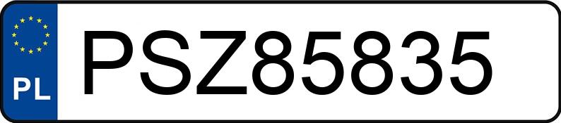 Numer rejestracyjny PSZ 85835 posiada VOLKSWAGEN SCIROCCO - PSZ85835 Numer rejestracyjny PSZ 85835 posiada VOLKSWAGEN SCIROCCO - PSZ85835