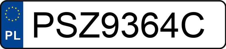 Numer rejestracyjny PSZ 9364C posiada VOLKSWAGEN PASSAT TDI - PSZ9364C