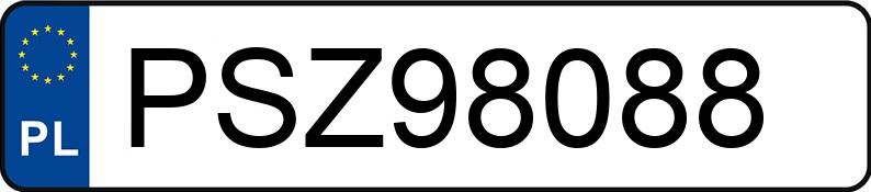 Numer rejestracyjny PSZ 98088 posiada BMW 530 Diesel MR`03 E3 E60 530 Diesel MR`03 E3 E60 - PSZ98088