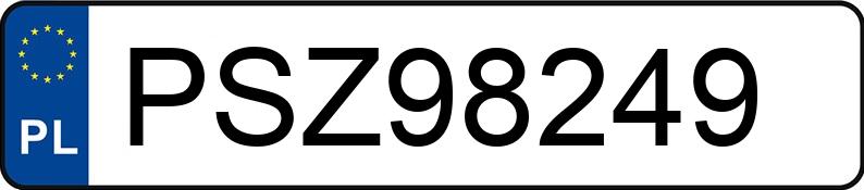 Numer rejestracyjny PSZ 98249 posiada SEAT Ibiza 1.2 TSI MR`12 E5 6J Style S&S - PSZ98249 Numer rejestracyjny PSZ 98249 posiada SEAT Ibiza 1.2 TSI MR`12 E5 6J Style S&S - PSZ98249
