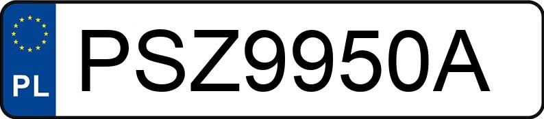 Numer rejestracyjny PSZ9950A posiada BMW 520i Kat. MR`95 E39 520i Kat. MR`95 E39