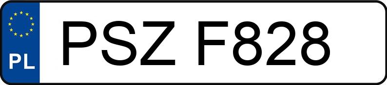 Numer rejestracyjny PSZ F828 posiada FS-LUBLIN 3514 - PSZF828