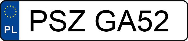 Numer rejestracyjny PSZ GA52 posiada URSUS C 385 - PSZGA52 Numer rejestracyjny PSZ GA52 posiada URSUS C 385 - PSZGA52