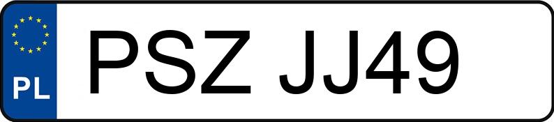 Numer rejestracyjny PSZ JJ49 posiada TWINS --- - PSZJJ49