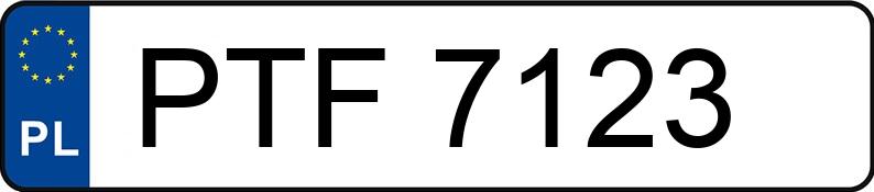 Numer rejestracyjny PTF 7123 posiada VOLKSWAGEN GOLF 1.3 KAT - PTF7123 Numer rejestracyjny PTF 7123 posiada VOLKSWAGEN GOLF 1.3 KAT - PTF7123