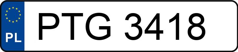 Numer rejestracyjny PTG 3418 posiada SKODA 120 1.2 L - PTG3418