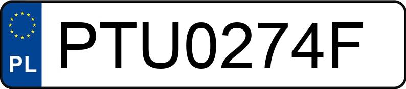 Numer rejestracyjny PTU 0274F posiada AUDI A6 - PTU0274F Numer rejestracyjny PTU 0274F posiada AUDI A6 - PTU0274F