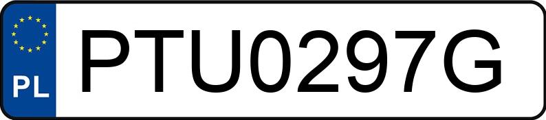 Numer rejestracyjny PTU 0297G posiada RENAULT MEGANE - PTU0297G