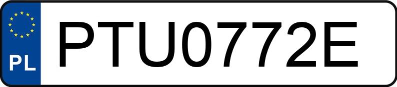 Numer rejestracyjny PTU 0772E posiada RENAULT Master RWD dCi MR`10 E5 3.5t L4H1 Pack Clim DBL - PTU0772E