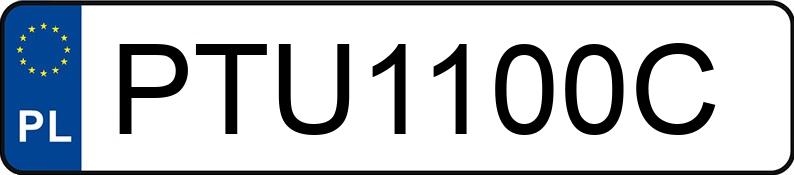 Numer rejestracyjny PTU 1100C posiada PEUGEOT 407 - PTU1100C Numer rejestracyjny PTU 1100C posiada PEUGEOT 407 - PTU1100C