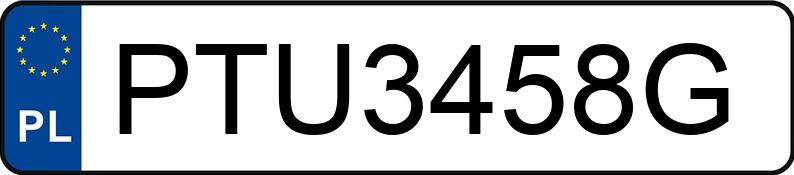 Numer rejestracyjny PTU 3458G posiada VOLKSWAGEN TIGUAN - PTU3458G