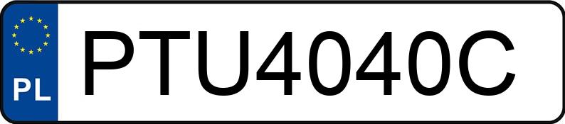 Numer rejestracyjny PTU 4040C posiada RENAULT Megane Coupe MR`09 E4 Exception 140 Aut. - PTU4040C