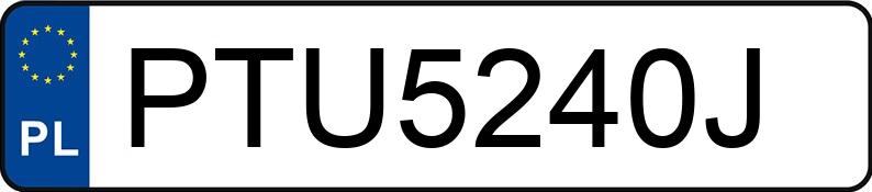 Numer rejestracyjny PTU 5240J posiada MERCEDES-BENZ E 220 D - PTU5240J