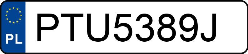 Numer rejestracyjny PTU 5389J posiada PEUGEOT Boxer 333 2.2 BlueHDi MR`14 E6.2 3.3t L2H2 Asphalt - PTU5389J