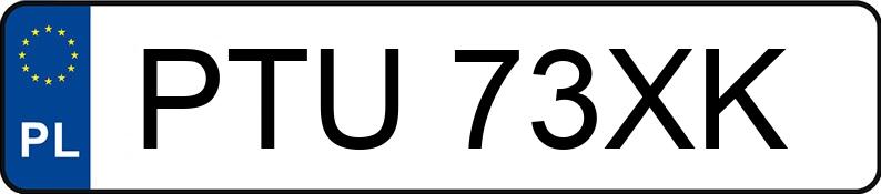 Numer rejestracyjny PTU 73XK posiada MAN TGS 26.440 6X6 BB - PTU73XK