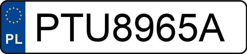 Numer rejestracyjny PTU 8965A posiada CITROEN C4 1.6 HDI MR`04 E4 X - PTU8965A