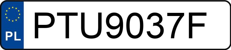 Numer rejestracyjny PTU 9037F posiada KIA SORENTO - PTU9037F