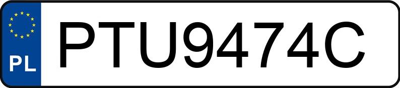 Numer rejestracyjny PTU 9474C posiada OPEL ZAFIRA - PTU9474C