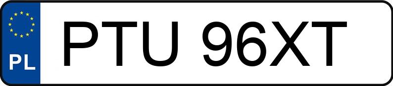 Numer rejestracyjny PTU96XT posiada FSM 126p FL 650