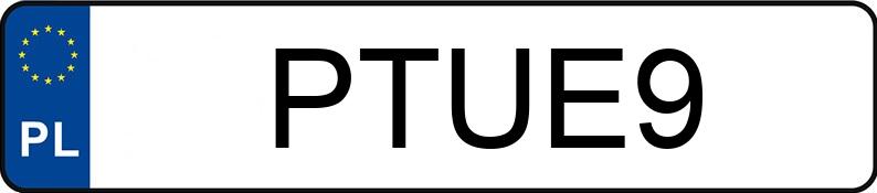 Numer rejestracyjny PTU E9 posiada FORD GRANADA - PTUE9