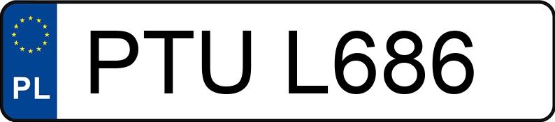 Numer rejestracyjny PTU L686 posiada Renault Szafrane - PTUL686 Numer rejestracyjny PTU L686 posiada Renault Szafrane - PTUL686