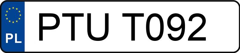 Numer rejestracyjny PTU T092 posiada URSUS C 330 - PTUT092