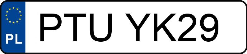Numer rejestracyjny PTU YK29 posiada PEUGEOT 407 - PTUYK29 Numer rejestracyjny PTU YK29 posiada PEUGEOT 407 - PTUYK29