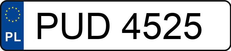 Numer rejestracyjny PUD 4525 posiada FIAT Punto GT 1.4 Kat. Punto GT 1.4 Kat. - PUD4525