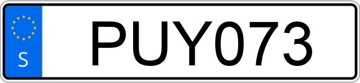 Numer rejestracyjny PUY073 posiada Mazda 3 2.0 Numer rejestracyjny PUY073 posiada Mazda 3 2.0