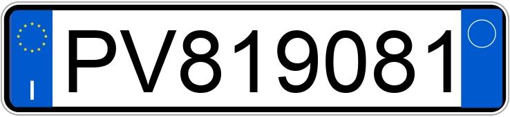 Numer rejestracyjny PV819081 posiada VOLKSWAGEN Golf 3a serie